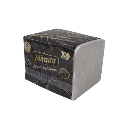 V KAT DİSPENSER PEÇETE 200'LÜ  MİRADA (18 PAKET)