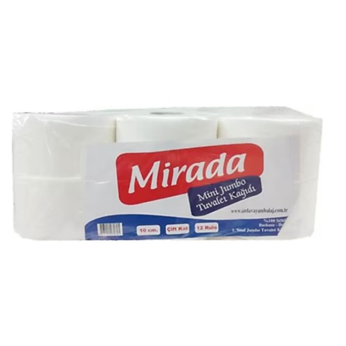MİNİ JUMBO TUVALET KAĞIDI 4 KG  MİRADA (12 RULO)