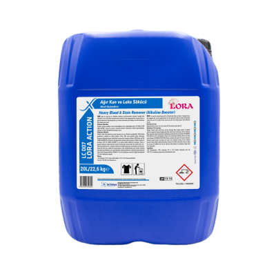LC 007 LORA ACTION AĞIR KAN VE LEKE SÖKÜCÜ - ALKALİ GÜÇLENDİR 20L (20,6 kg) 