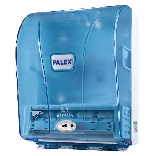 OTOMATİK HAVLU DİSPENSERİ 21 CM ŞEFFAF MAVİ 