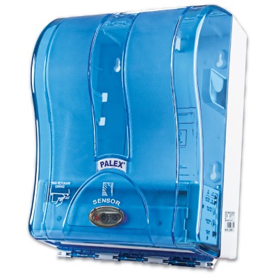 PALEX PRESTİJ OTOMATİK HAVLU DİSPENSERİ 21 CM ŞEFFAF-MAVİ