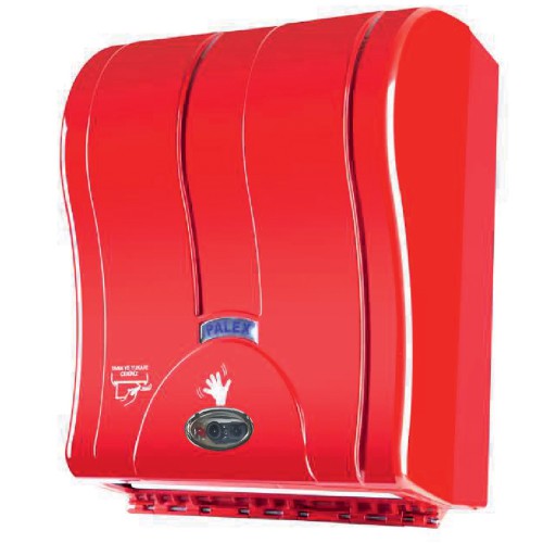 PALEX PRESTİJ OTOMATİK HAVLU DİSPENSERİ 21 CM KIRMIZI
