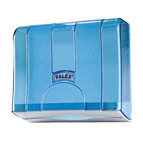 STANDART Z KATLI KAĞIT HAVLU DİSPENSERLERİ ŞEFFAF MAVİ 