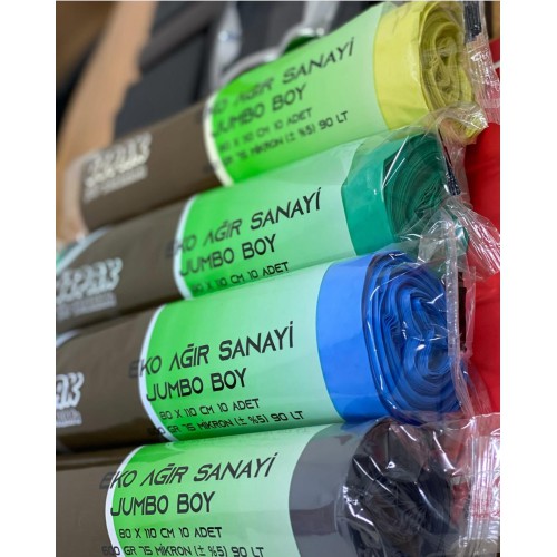 ÇÖP TORBASI JUMBO 80*110 CM 400 GR MAVİ 200'LÜ 